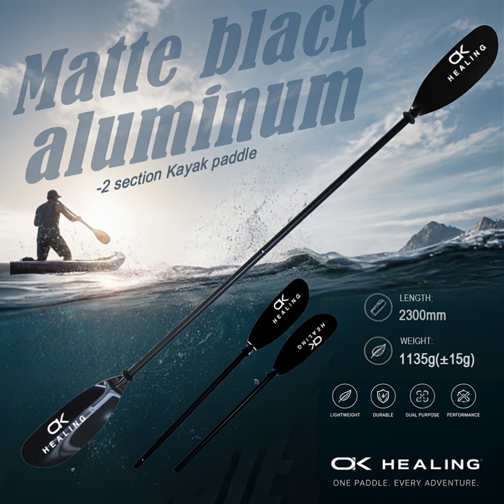 Fiberglass Kayak Paddle with Floating Design