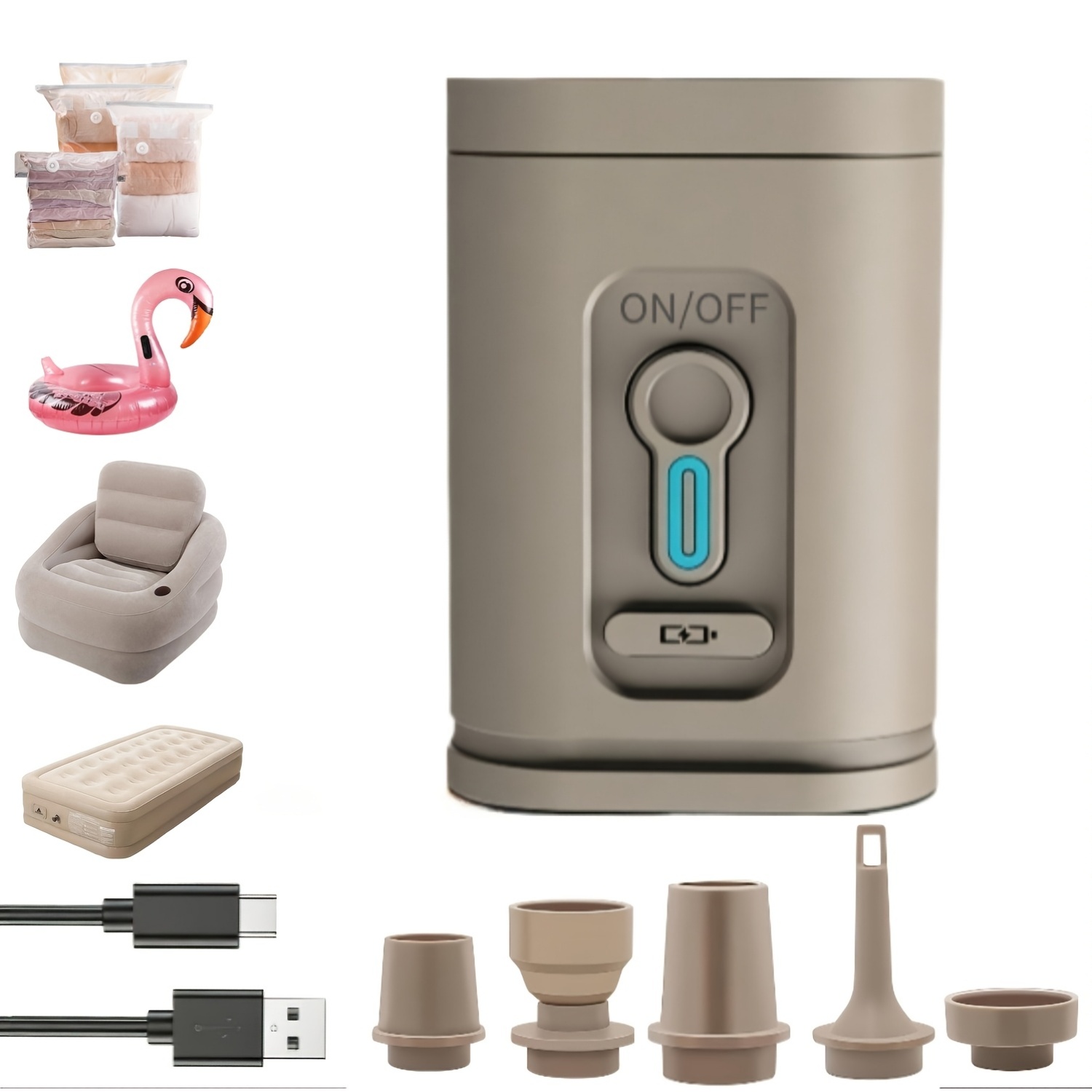 tent camping gadgets sold on Temu United States