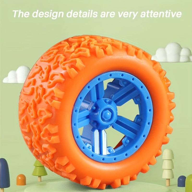 Police Car Rotatable Four-Wheel Drive Inertial Stunt Off-Road Vehicle Model Children'S Toy Boy Toy Car Stall Toy Inertial Off-Road Vehicle Toys Super Resistant Climbing, As Halloween Gift for Winter