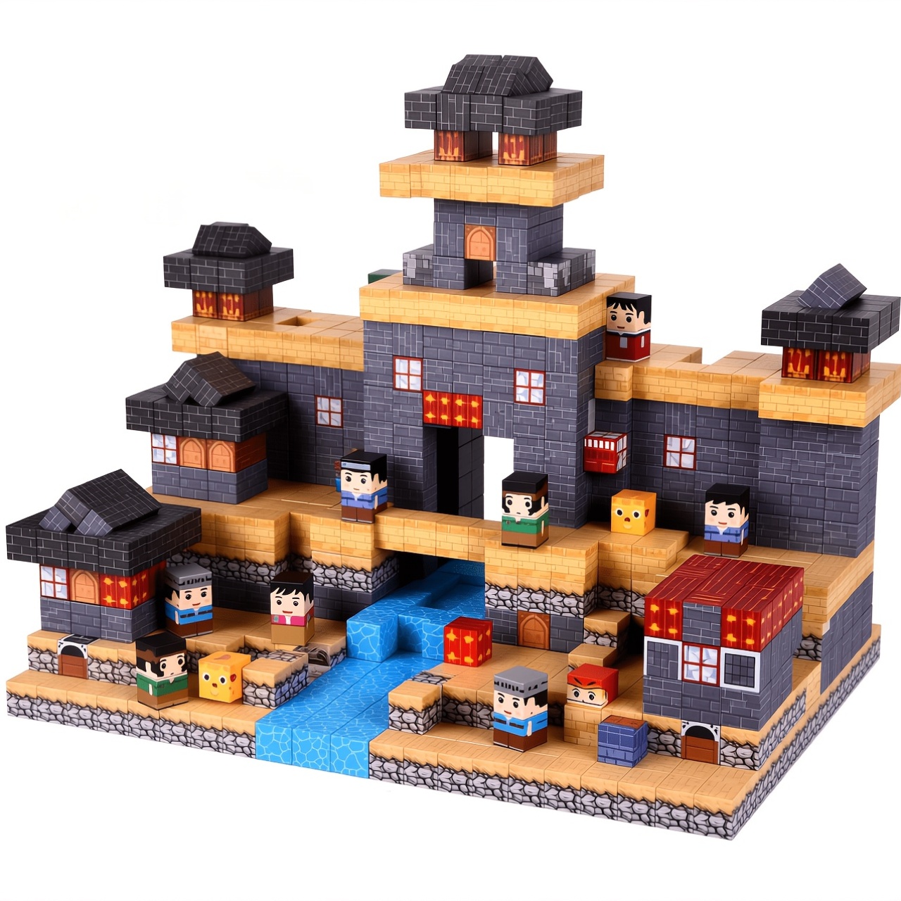 Random 300pcs Colored Blocks for Spatial Thinking