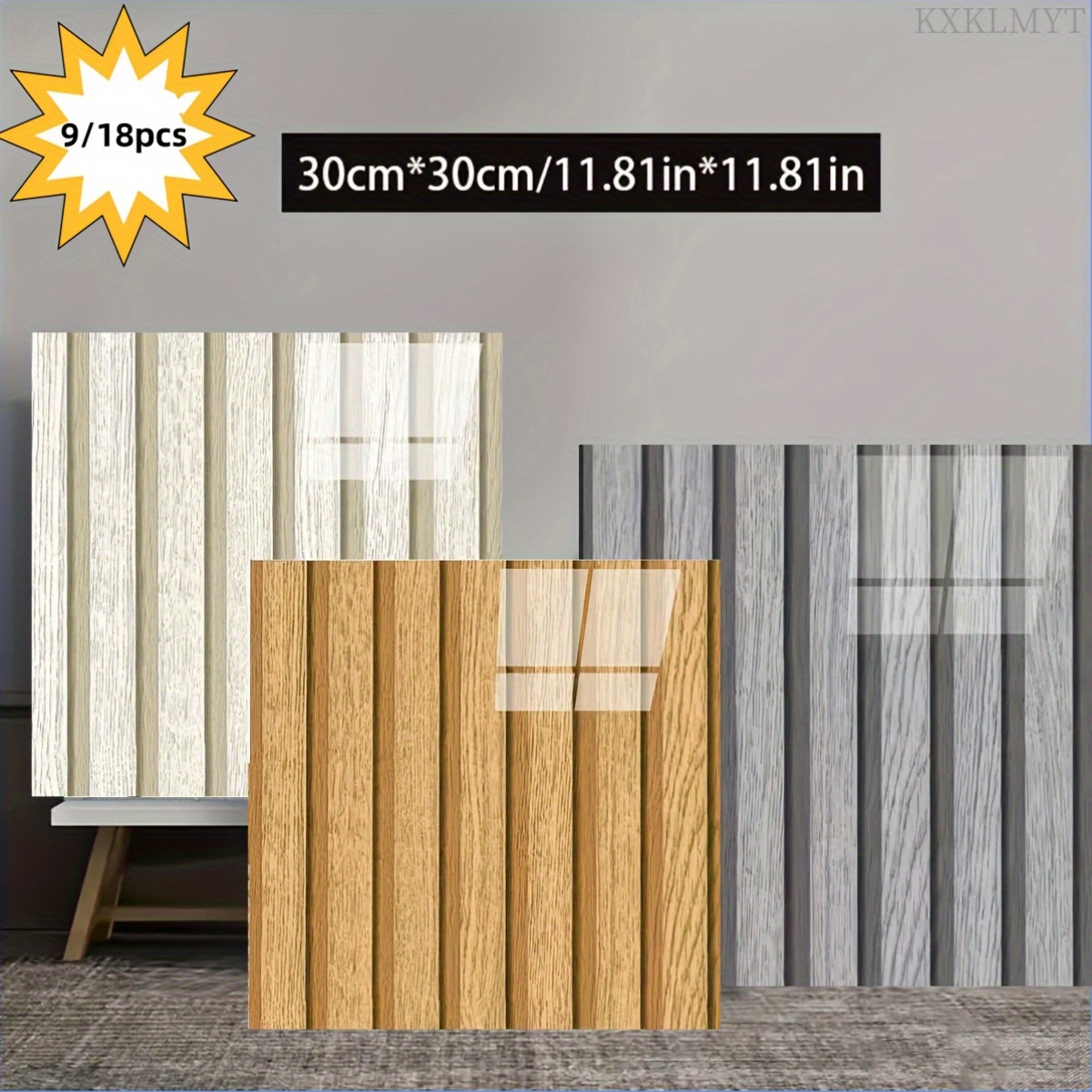 Una Pared Con Paneles De Madera Con Un Patrón De Diferentes Vetas De Generadas Ia 62632204