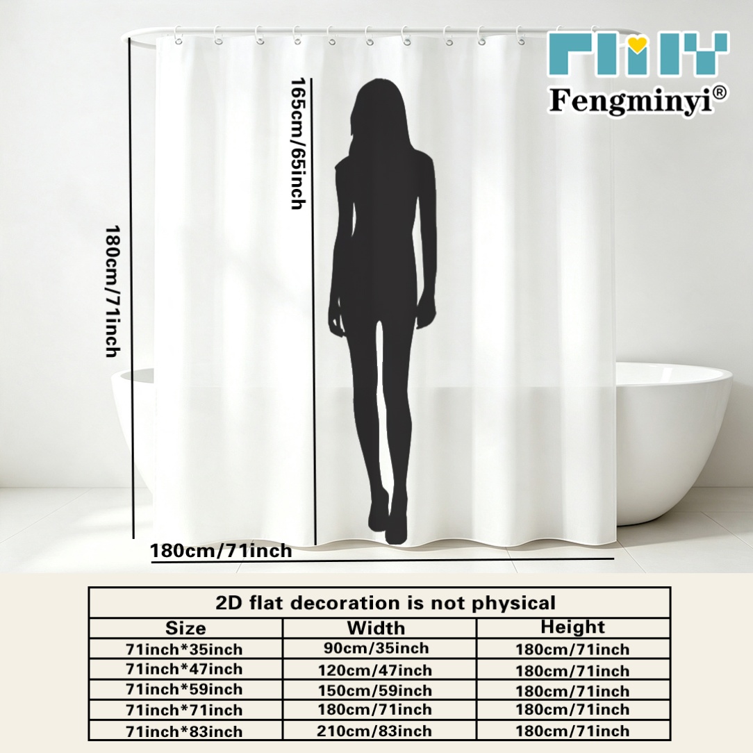 2d 플랫, 2d 플랫, 2d 플랫 샤워 커튼 1개, 나무 패턴, 세탁 가능, 공간을 부드럽게, 편안한 경험, 친척을 위한 부활절 선물, 다양한 사이즈 제공 욕실 장식 커튼 (후크 포함), 욕실 공간을 부드럽게