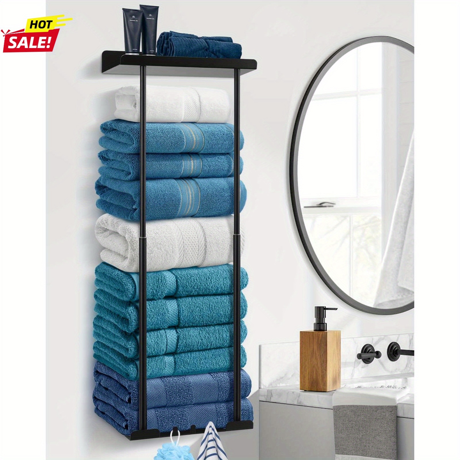 towel rack sold on Temu United States