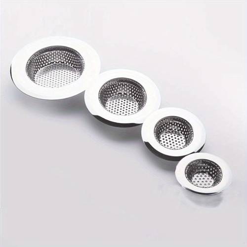 item picture shower drain 4 pack bathtub drain cover sink tub drain stopper sink strainer for kitchen and bathroom hair stopper for bathtub drain cover size from silvery round hole