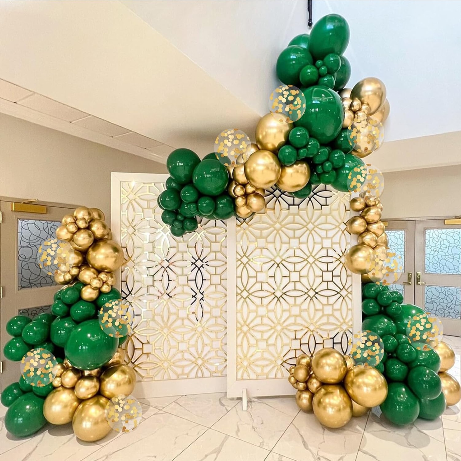 Palloncini in lattice rossi, verdi e arancioni da 5/10/12/18 pollici per baby shower, decorazioni per matrimoni, arco fotografico, sfondo per feste di compleanno. - Italia
