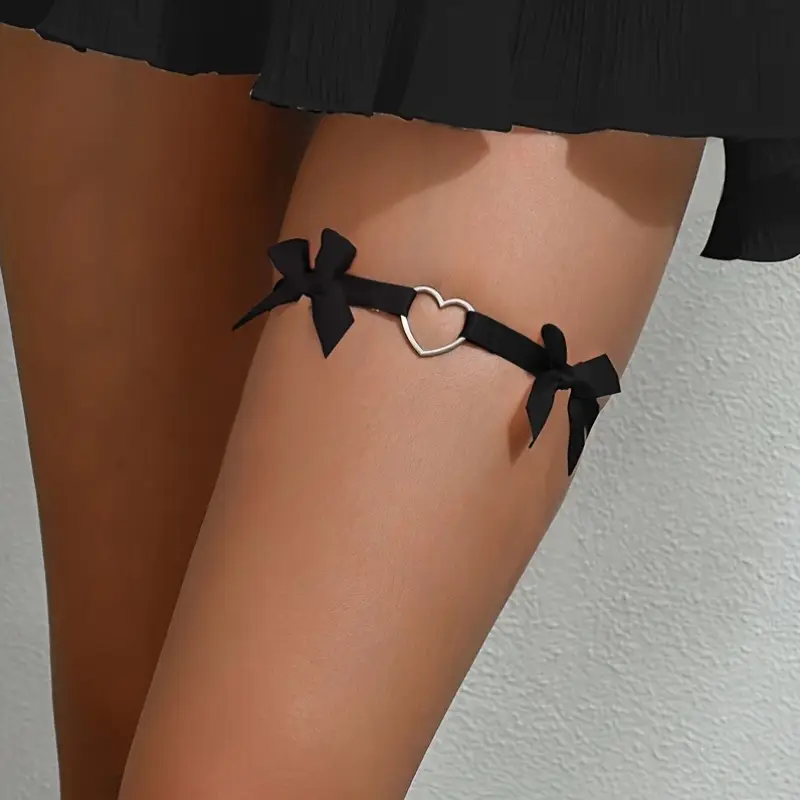 elegant bow garter belt leg straps suitable thigh high - Temu Kuwait elegant bow garter belt leg straps suitable thigh high - Temu Kuwait