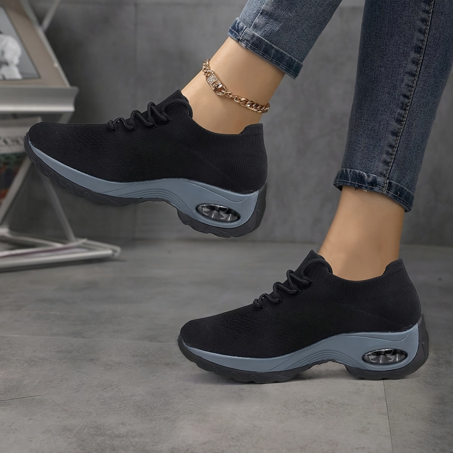 orthopedic arch non slip work shoes with arch support Non Slip Women's Orthopedic Slip On Sneakers Womens Slip On Walking Shoes  Breathable Non Slip Work Shoes Comfortable Orthopedic Sneakers With Arch  Support