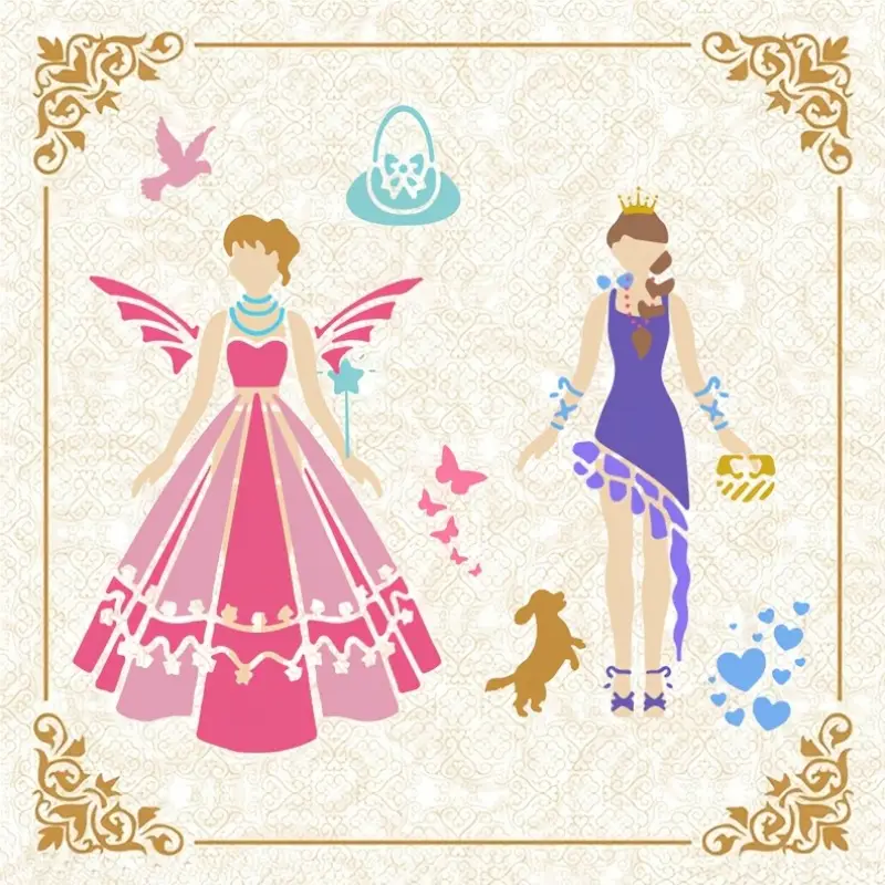 princess dress cut out template Princess Dress Printable 16 Coloring Pages