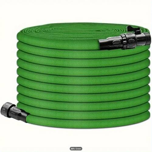 a retractable protective garden hose lightweight multifunctional nozzle universal connector with water gun and pipe suitable for outdoor year round easy to store suitable for garden lawn terrace and window cleaning