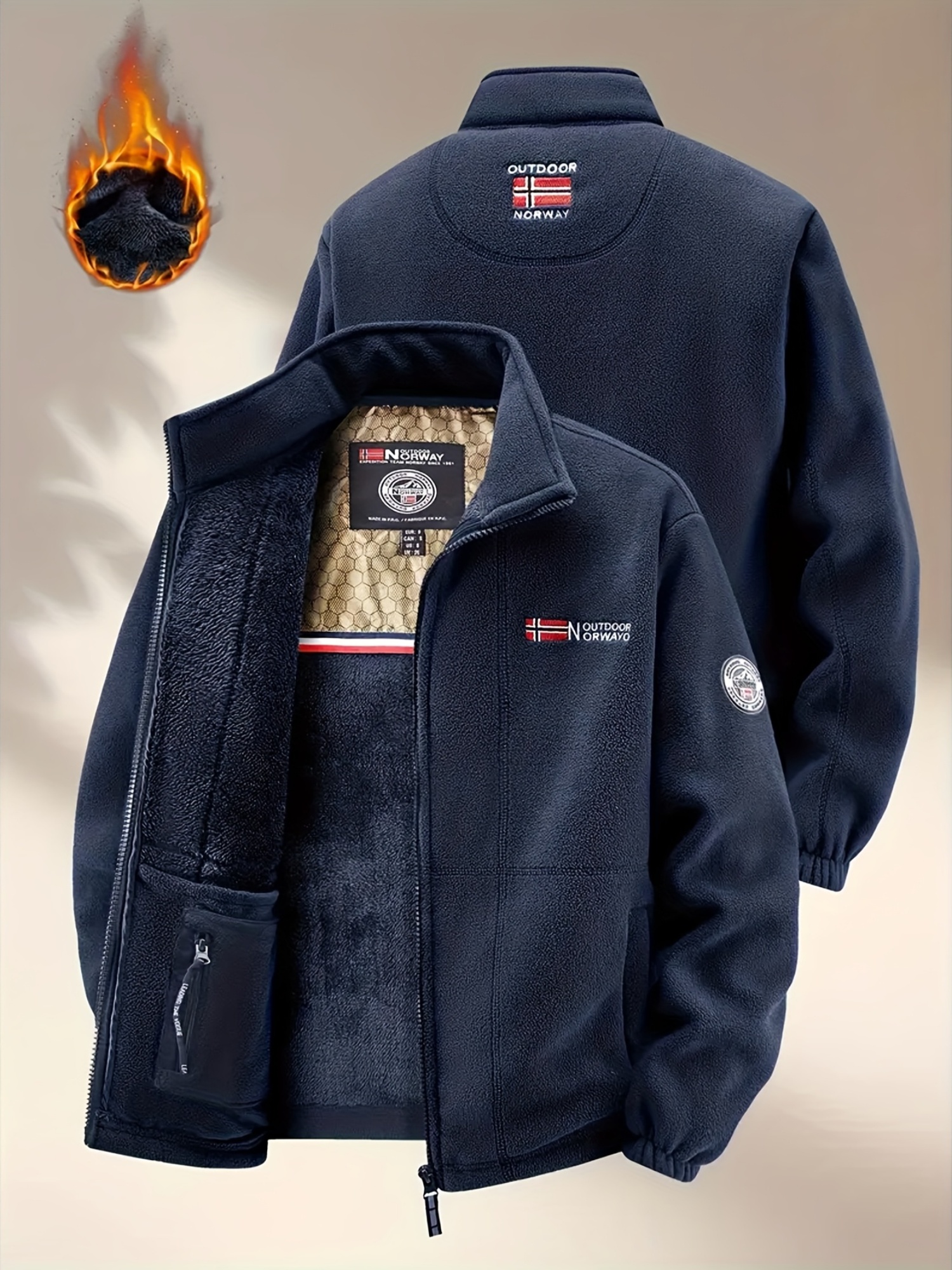 norway outdoor clothing sold on Temu Japan