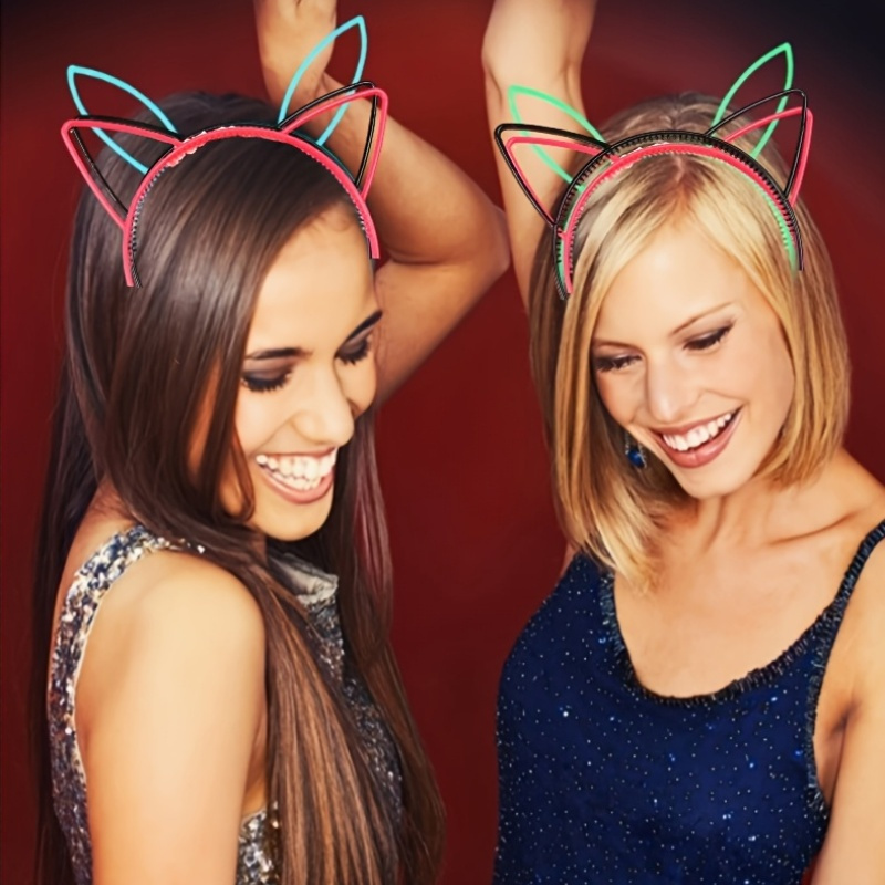 festive lace cat ears headband: adorable and elegant for everyday