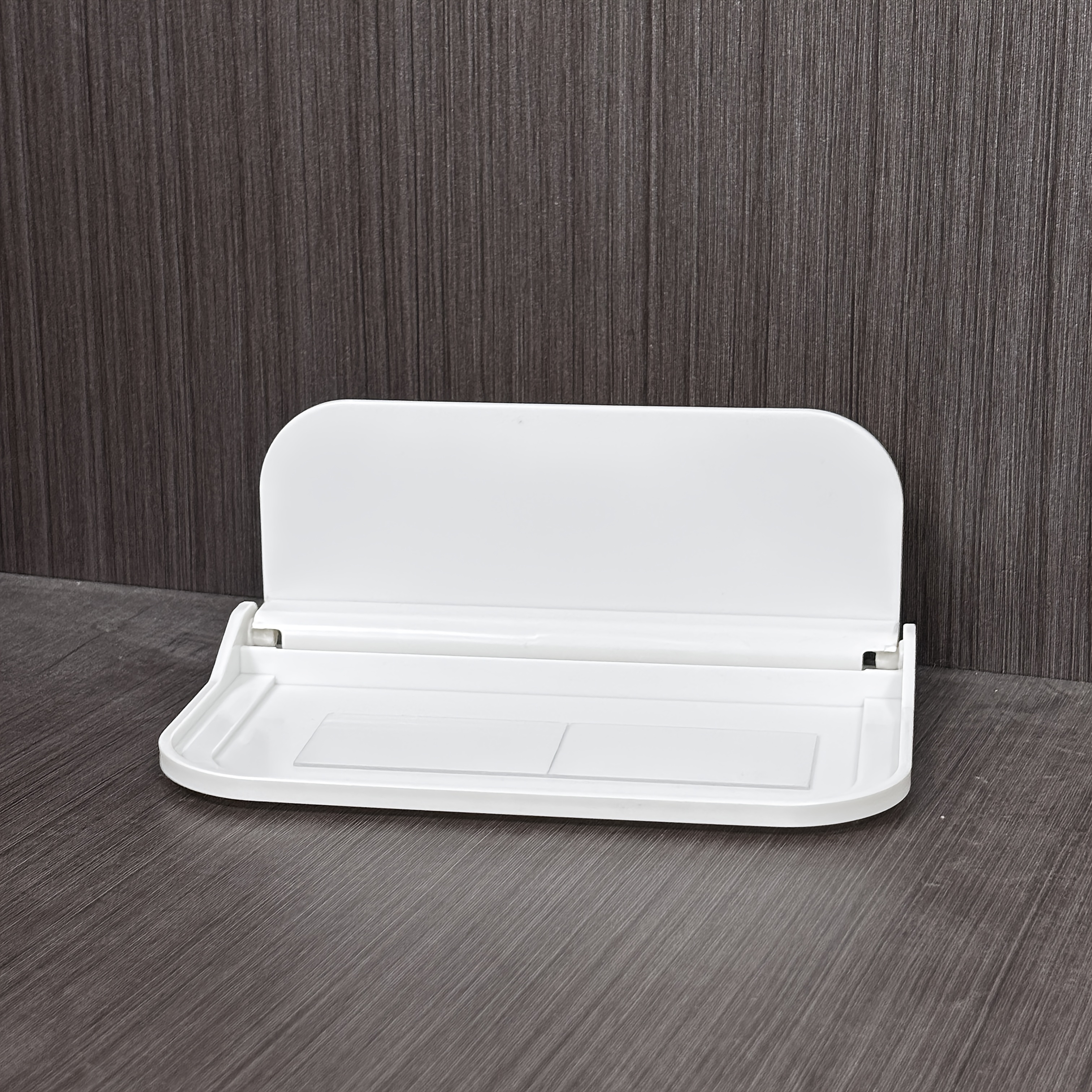 TEMU Scaffale pieghevole da parete senza , organizer multi-scomparto da appendere, installabile senza trapano, per bagno, cucina, camera da letto e