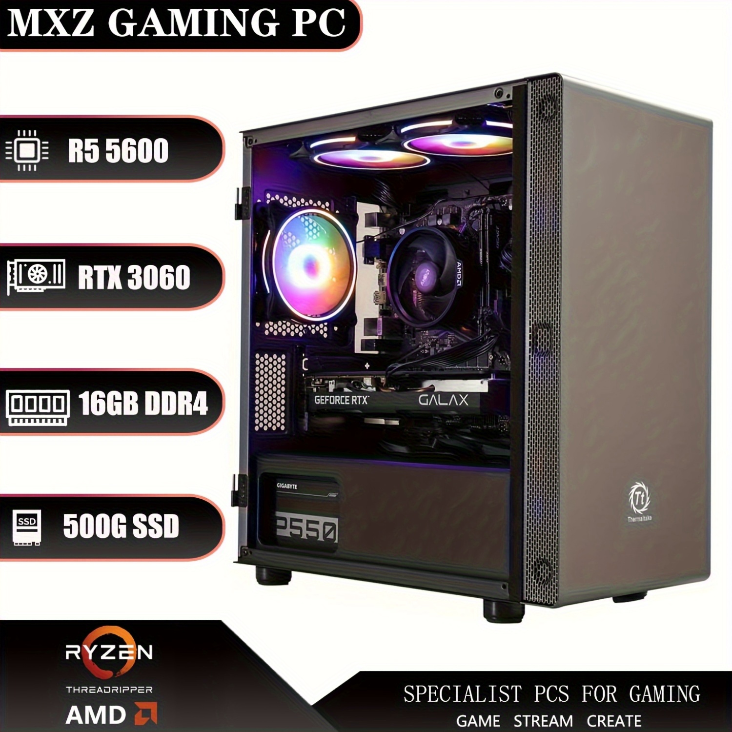 mxz gaming pc desktop computer Temu