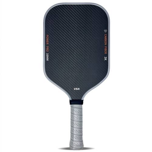 carbon fiber t700 fabric texture pickleball paddle 16mm pickleball racket with and high friction approved