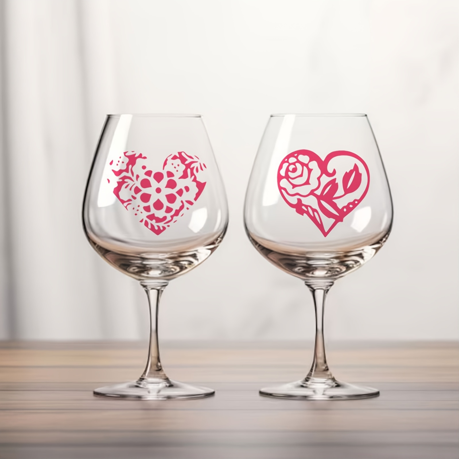 Heart Pattern Screen Printing Stencils, 3 Sizes