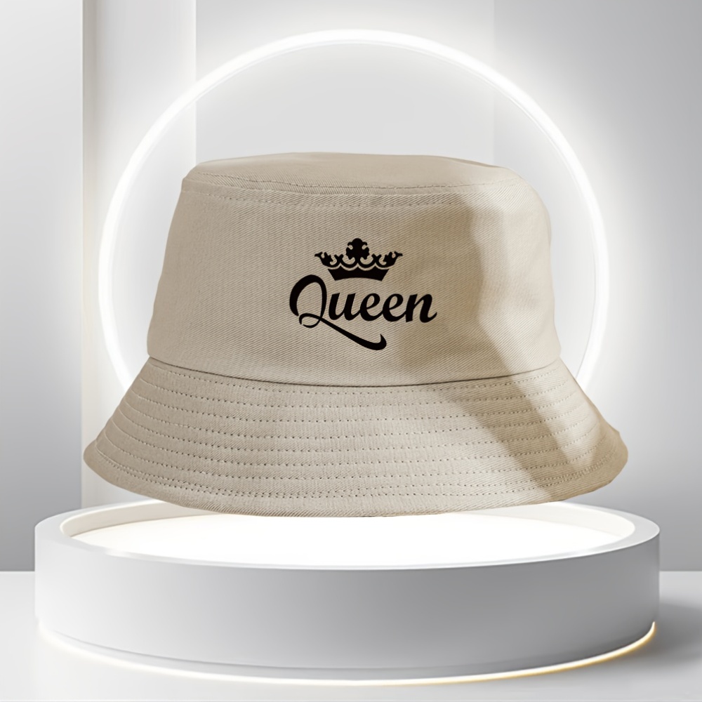 Women's Fashion Fisherman Hat, Creative Printed Cap