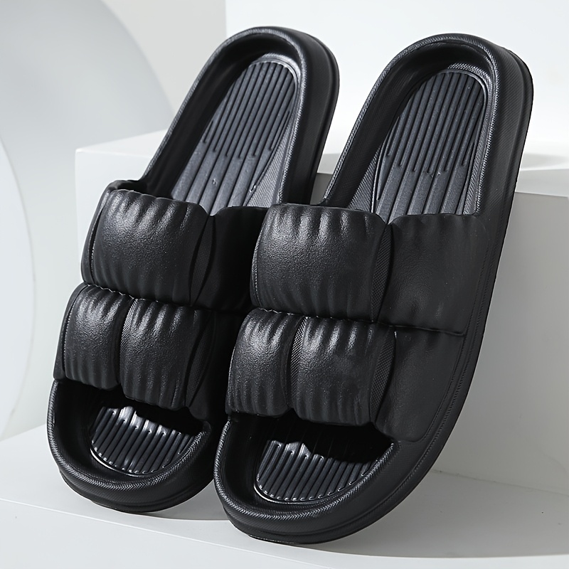 TEMU Sandales EVA pour hommes et femmes, confortables et lavables, adaptées à toutes , avec un design rayé , parfaites et la plage, chaussures de