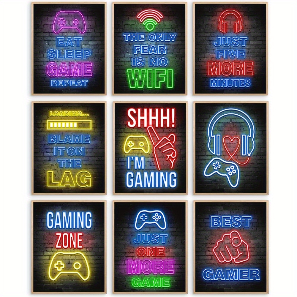 gamer room decor for boys bedroom sold on Temu United States