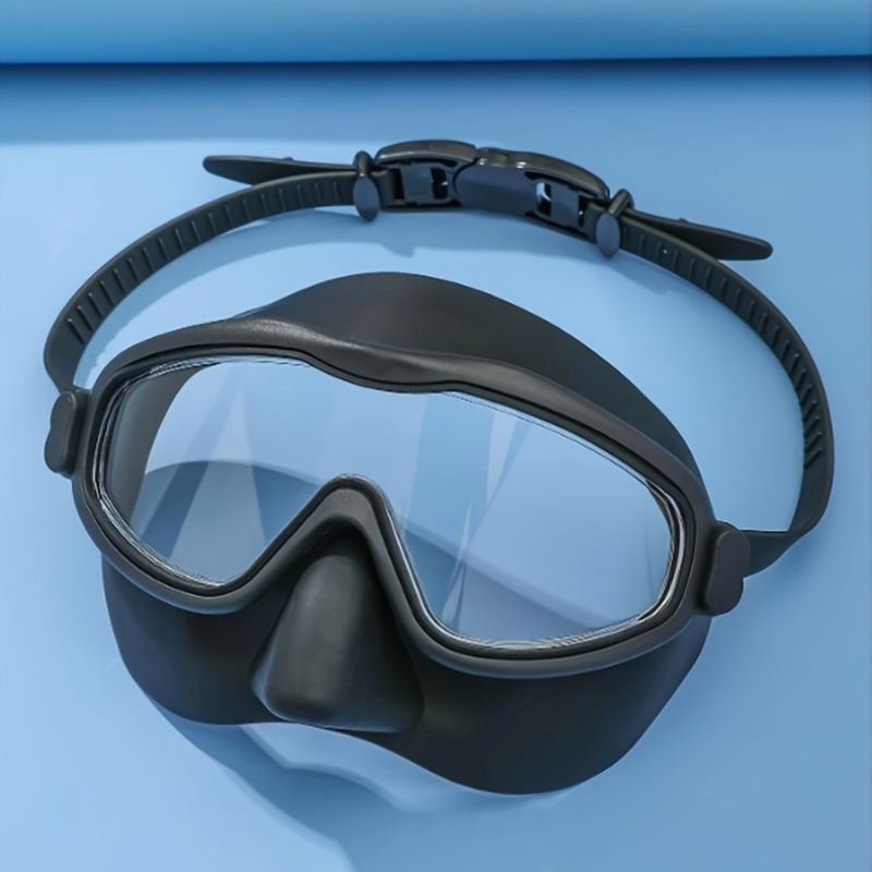 TEMU Adult Hd Swimming Goggles Large Frame Swimming Goggles Adult Outdoor Swimming Training Gear