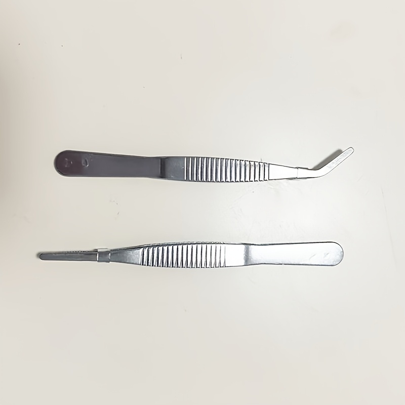 2pcs Set Of High-grade Precision Tweezers - Rust-proof, Suitable For Handmade - Gardening - Art - And , Special Non-slip Grip, Multi-functional Set