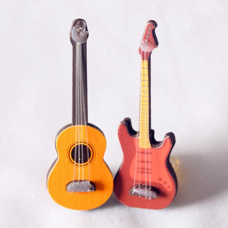 SUC-Décor de modèle de guitare Mini Modèle de Guitare d’Affichage en SUC-Décor de modèle de guitare Mini Modèle de Guitare d’Affichage en