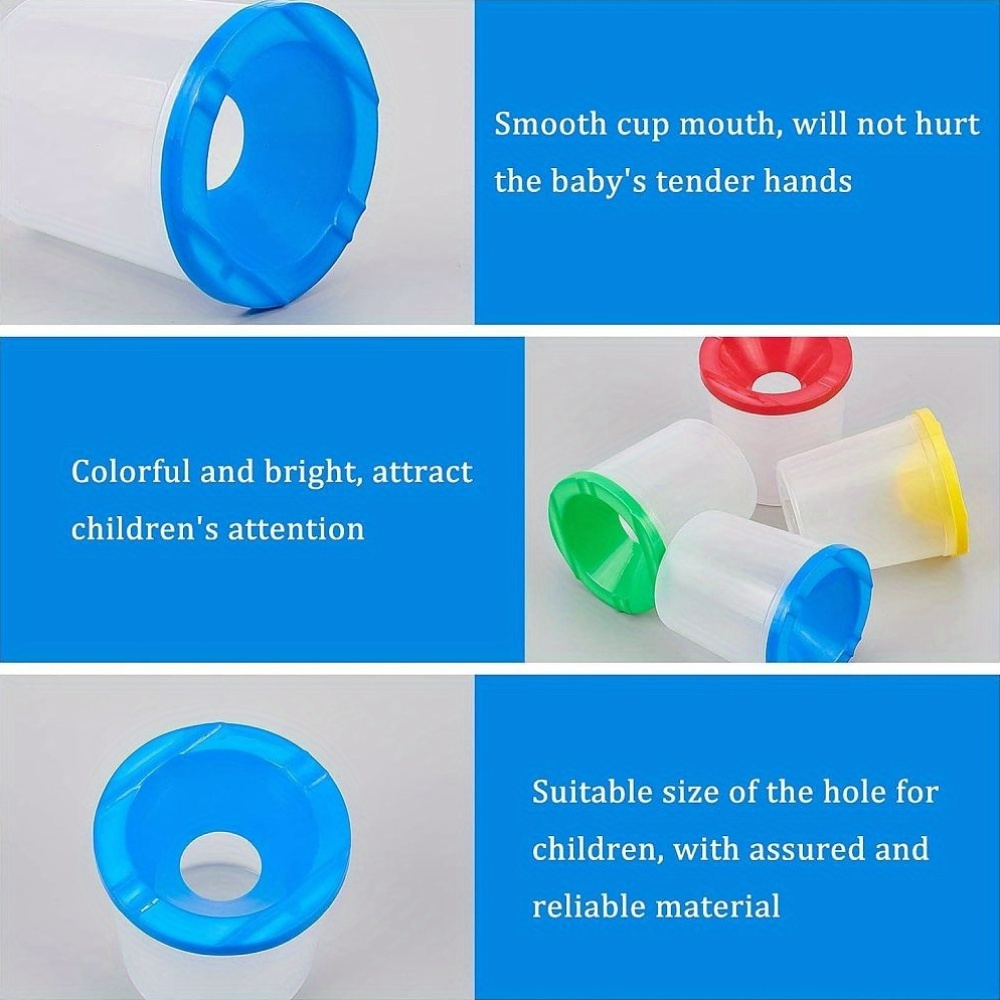 Pot de peinture en plastique anti-déversement et couvercle bouchon pour mélange de peinture d'art pour enfants - Canada