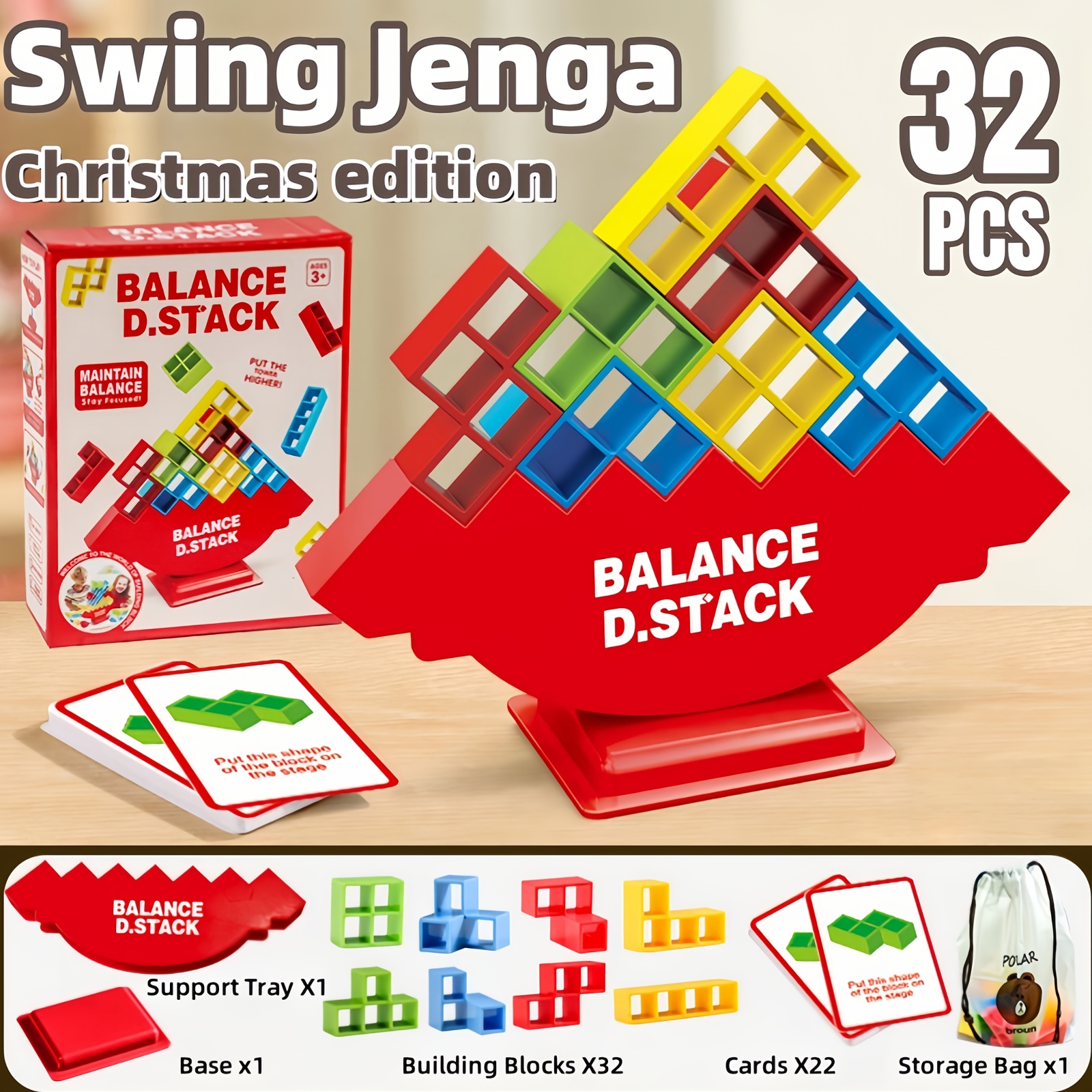 Swing Stack High Multiplayer Challenge Game Building Blocks Tower Game
