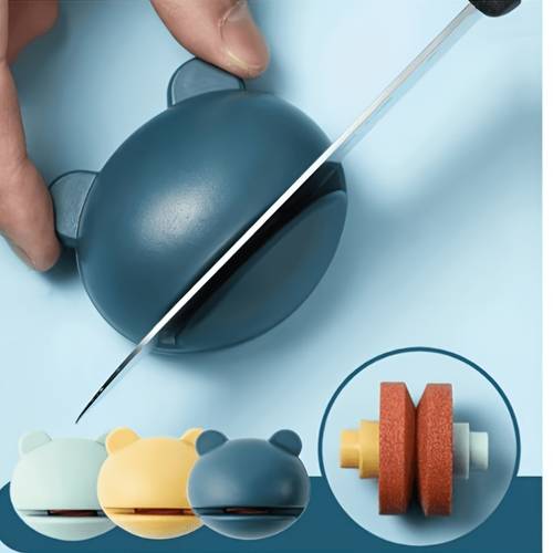creative frog sharpener manual quick sharpener for home kitchen easy to grind kitchen knife sharpening scissors sharpening stone easy