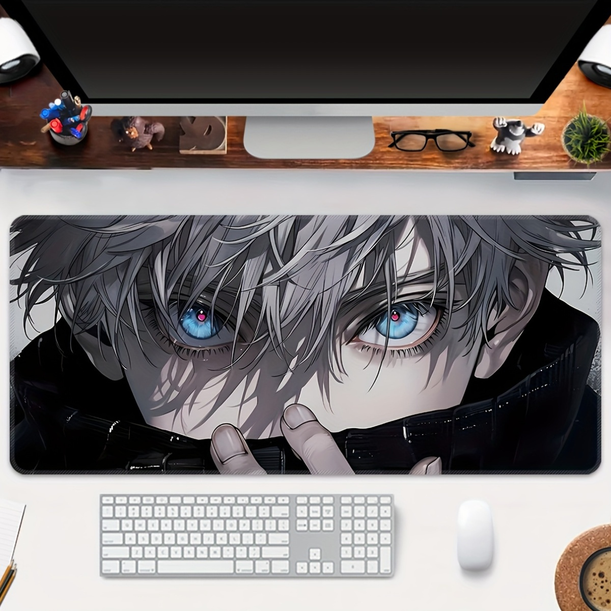 

Anime Inspired| Large Anime Gaming Mouse Pad With Character Design, Non-slip Rubber Base, Easy To Clean, Precise - Ideal For Esports & Computer Setup