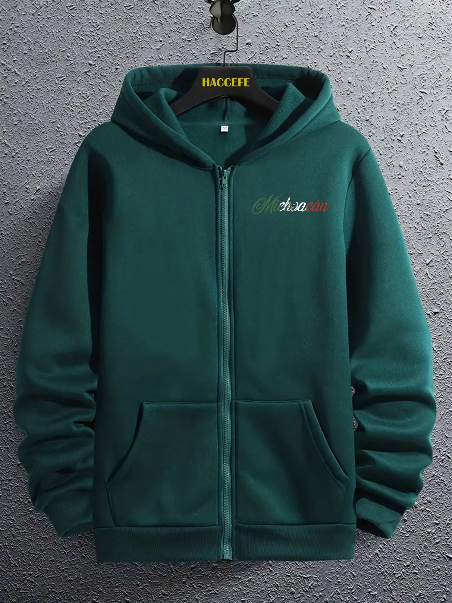 남성 패션 후드티, 트렌디한 문자 패턴 프린트, 지퍼 업 스웨트셔츠, 남성용 캐주얼 아우터웨어