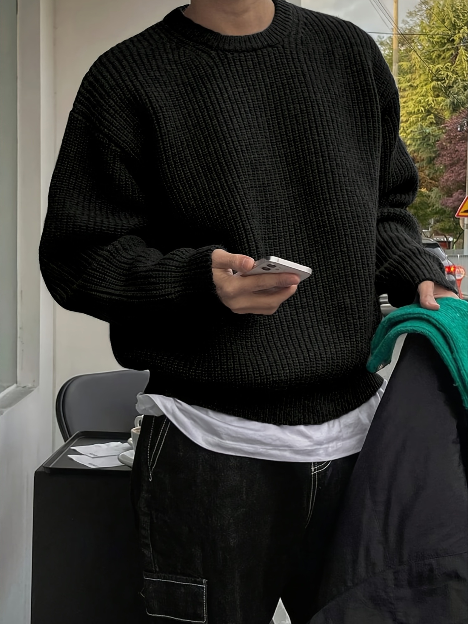 korean dressing style man 10 Men's Outfit Styles for a Fresh and Stylish Appearance Discover the perfect blend of fashion and ease with this versatile knit top ZHCWT Patchwork Casual Men's Sets