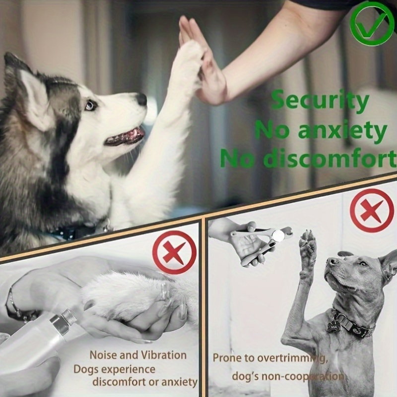 pet nail care dog nail file scratch square for dogs   nail care durable pp material 5