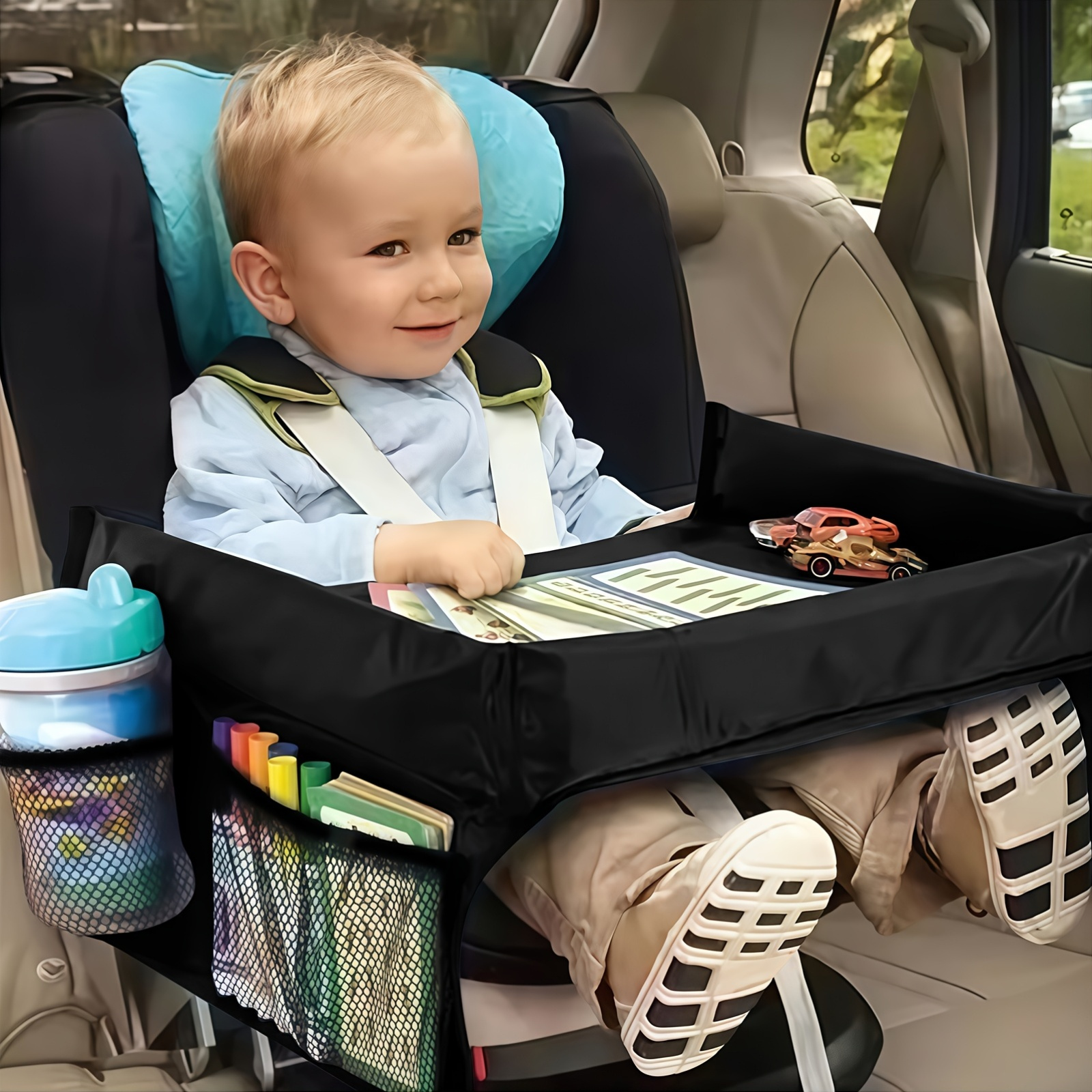 1pc foldable expandable polyester car seat travel - Temu