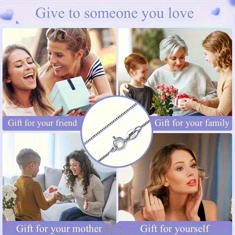 S925 Silver Thin Necklace for Women Durable Everyday Chain