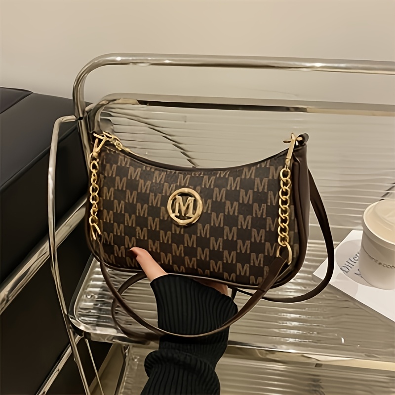 Image of Crescent New Women' Fashion Underarm Bag, Stylish And Unique, Single-shoulder Crossbody Crescent Bag