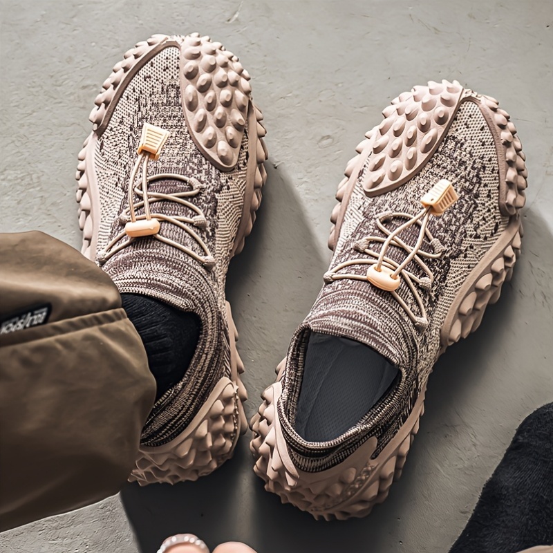 New Fashion Durian Fly Weave Athletic Shoes Tire Sole Slip-On Lazy Shoes