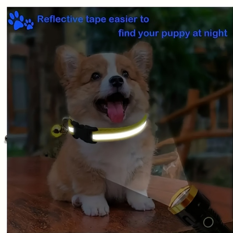 11pcs Reflective Detachable Pet Collars Set