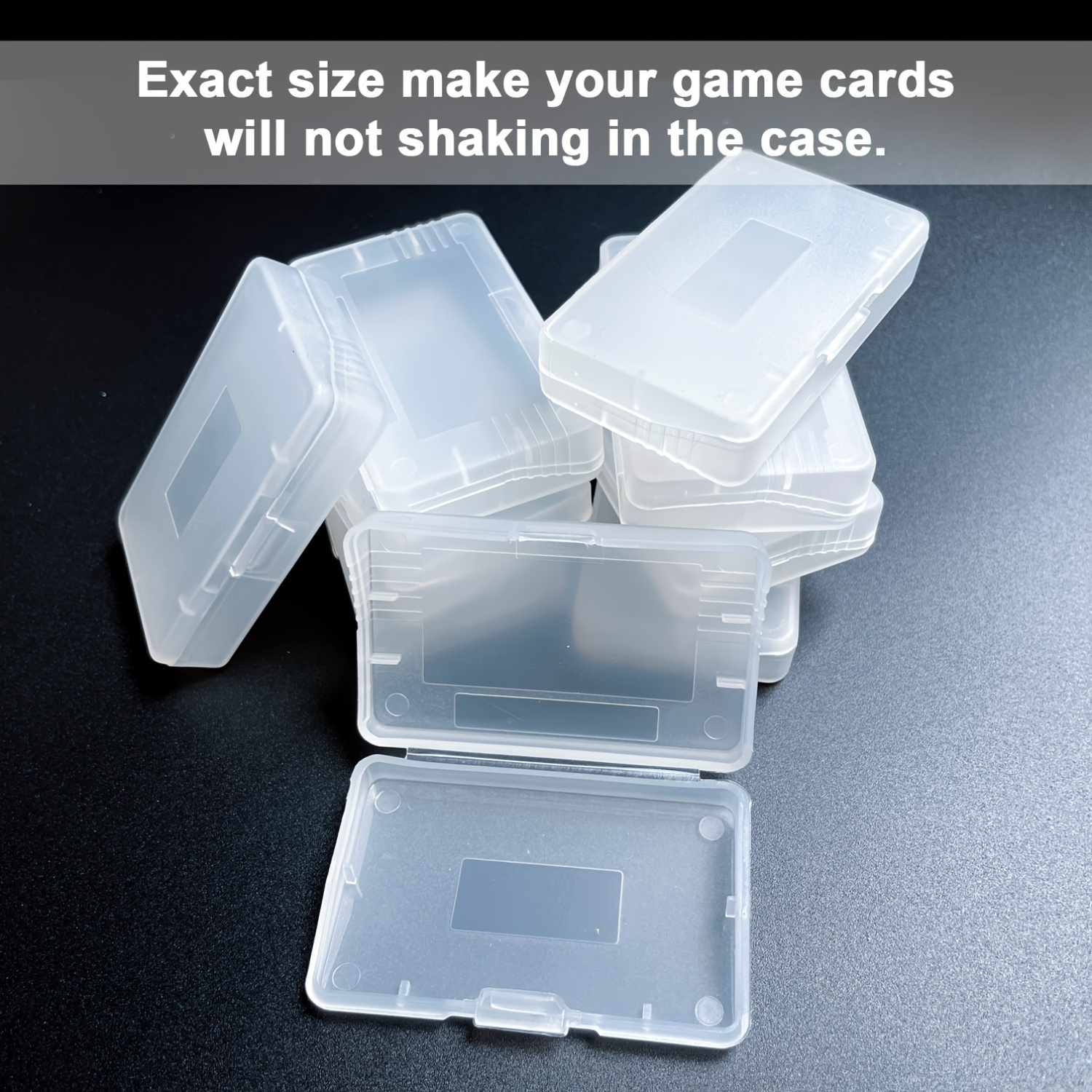 12 pack transparent pp game card cases gba durable Temu