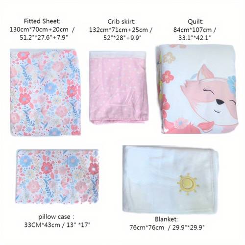 five piece printed polyester sheet set 1 quilt 1 fitted sheet 1 skirt 1 throw 1 pillowcase