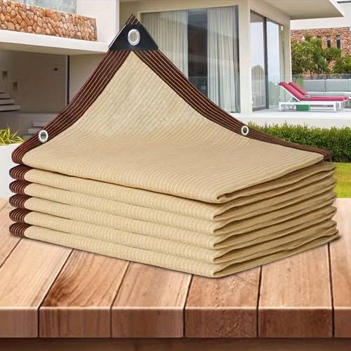 beige garden shade uv protection outdoor gazebo sunshade pool shade