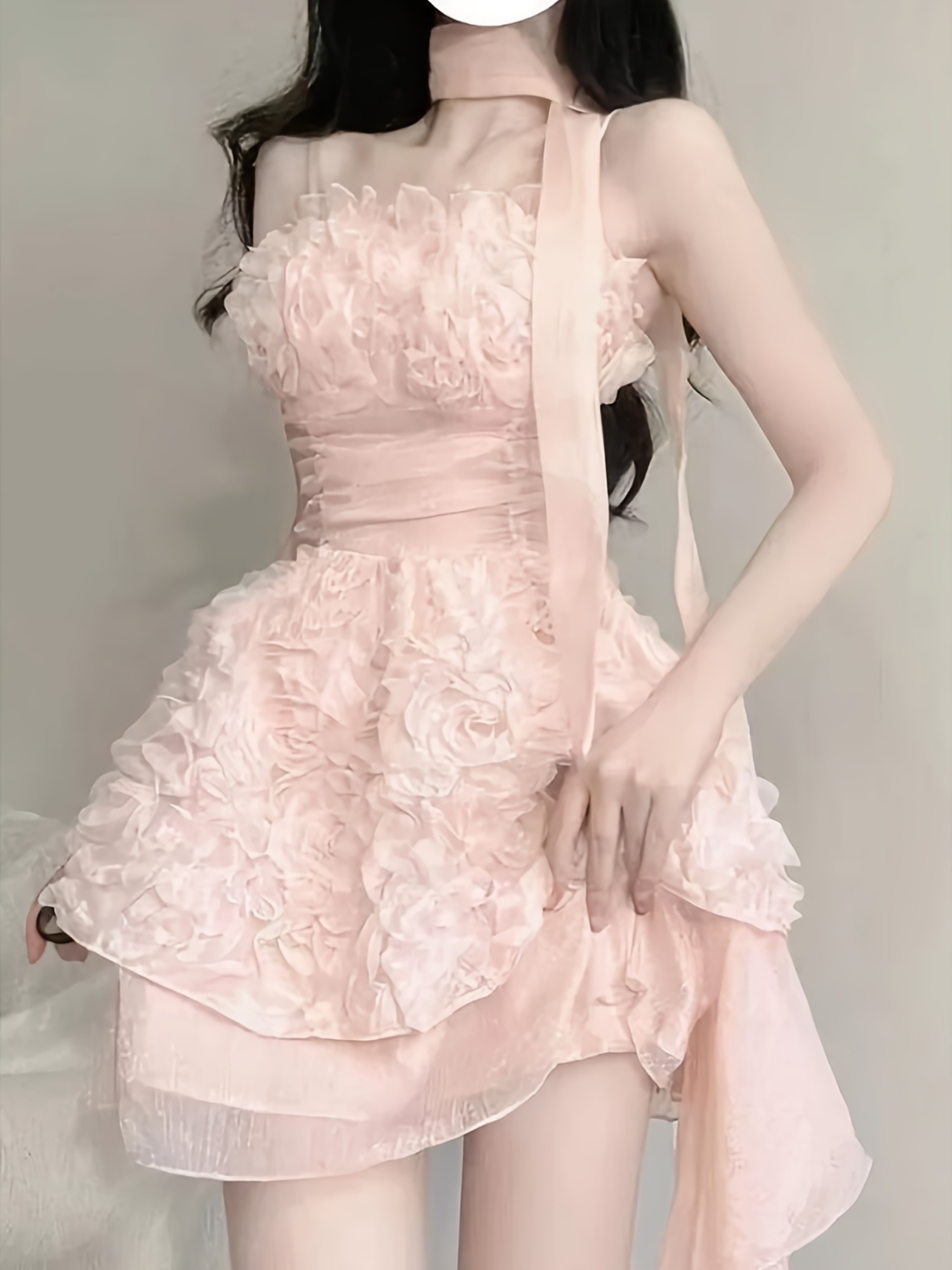 pink dress sold on Temu United States