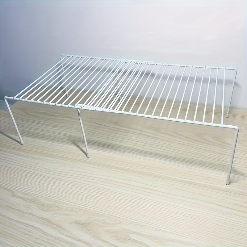 2pcs/set Adjustable Metal Kitchen Storage Racks, Classic Iron Under Cabinet Sink Seasoning Organizer, Dish Drainer Basket, Expandable Shelf For Home Organization
