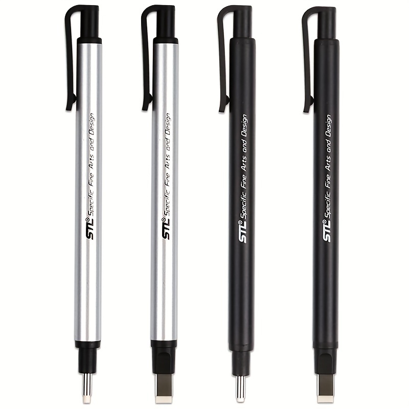 Mechanical Eraser Pen with 5 Eraser Refills, Precision Tip