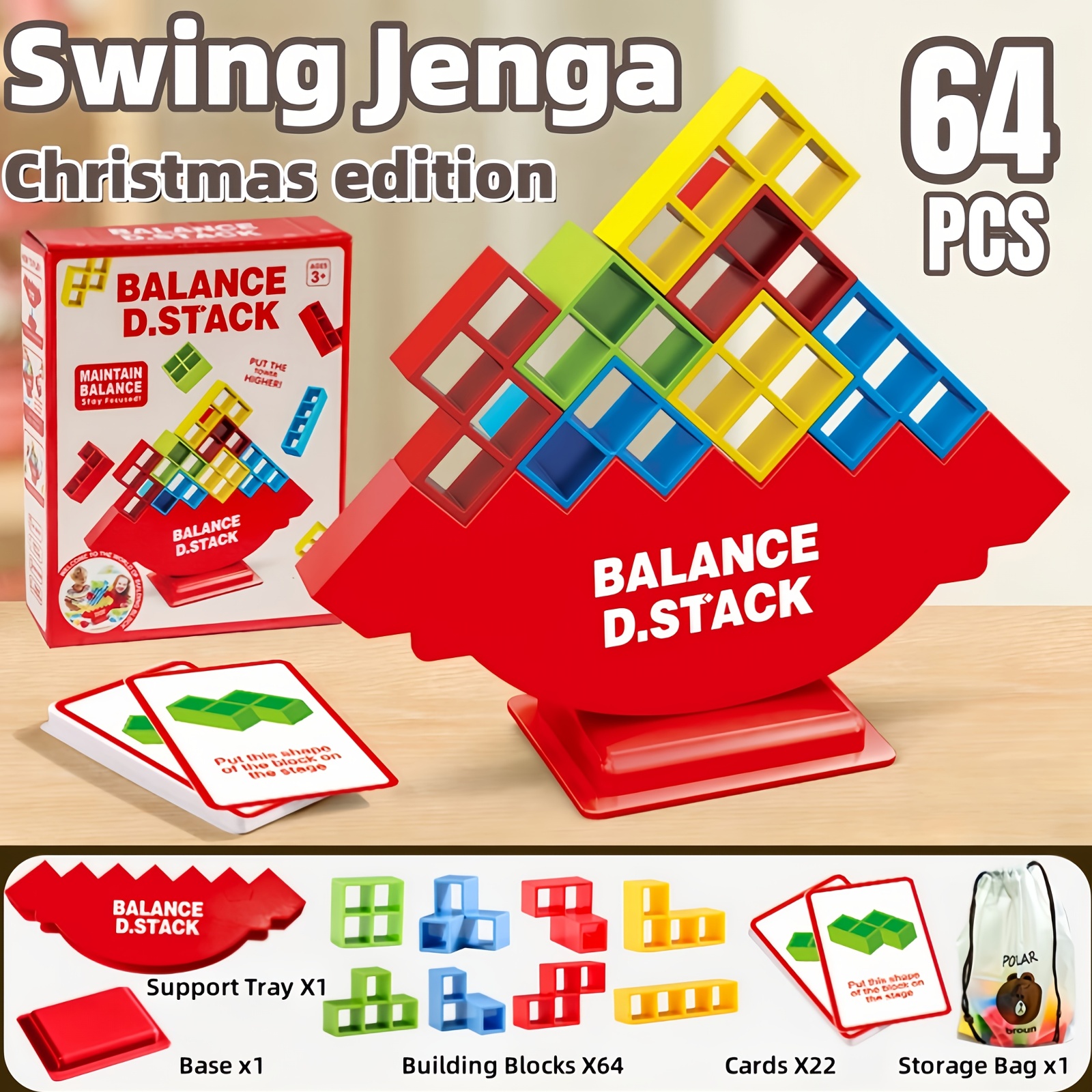 Swing Stack High Multiplayer Challenge Game Building Blocks Tower Game