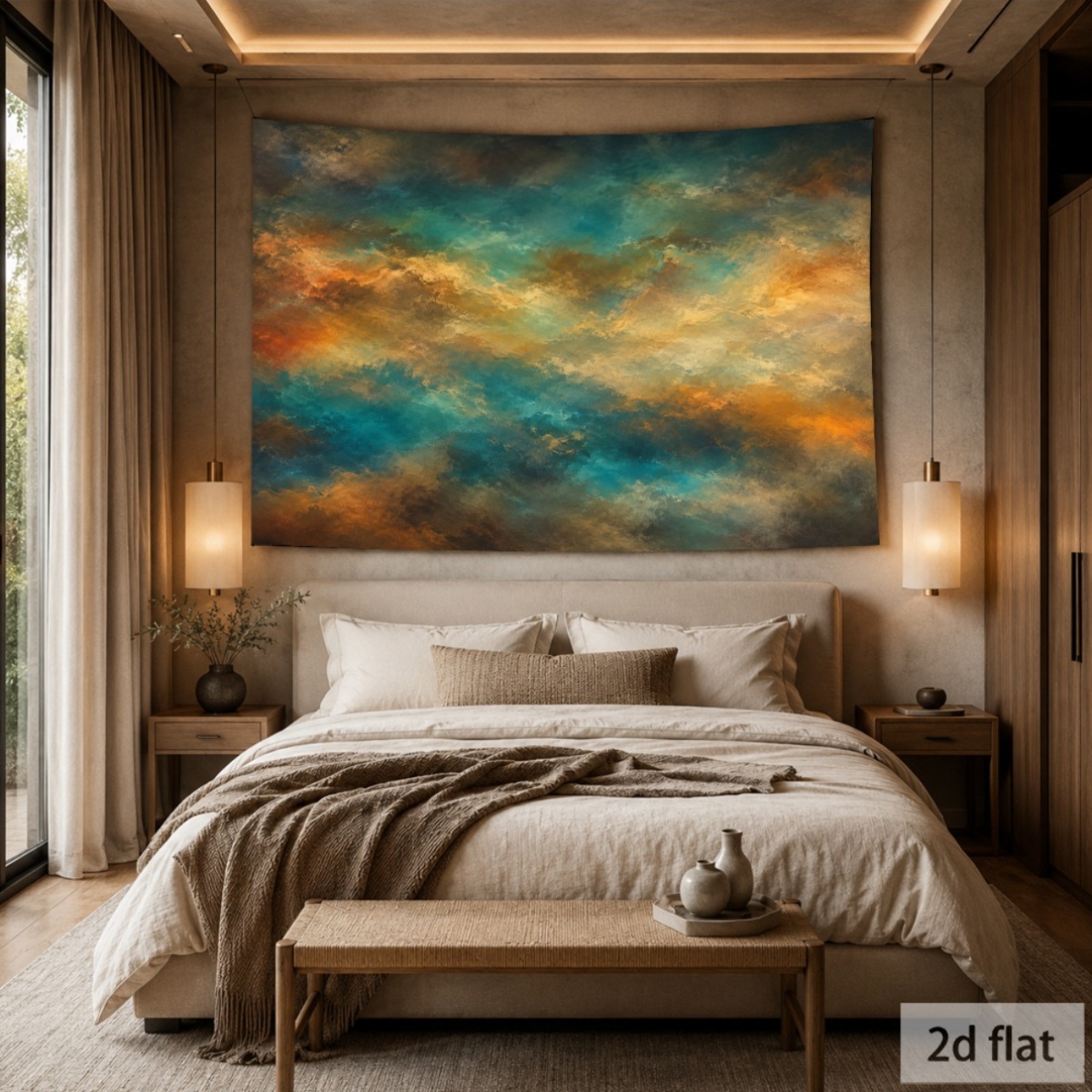 Abstract Cloud Texture Backdrop for Birthday Party