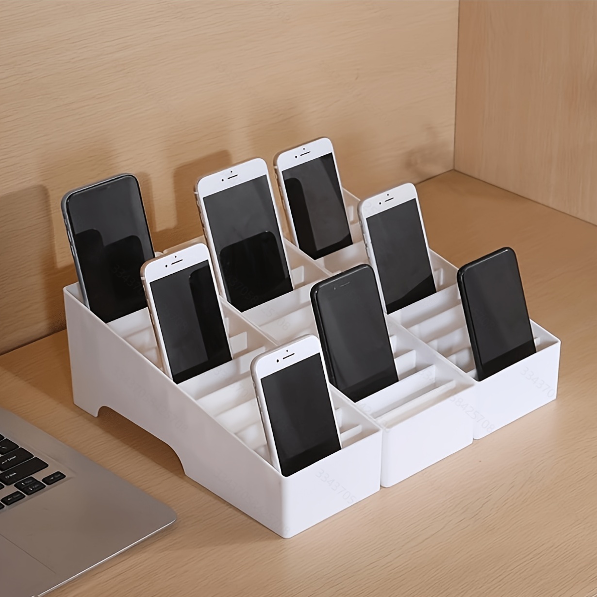 *. Große, unterteilte Aufbewahrungsbox für Büro/Zuhause, aus Material, beliebter Handy-Organizer