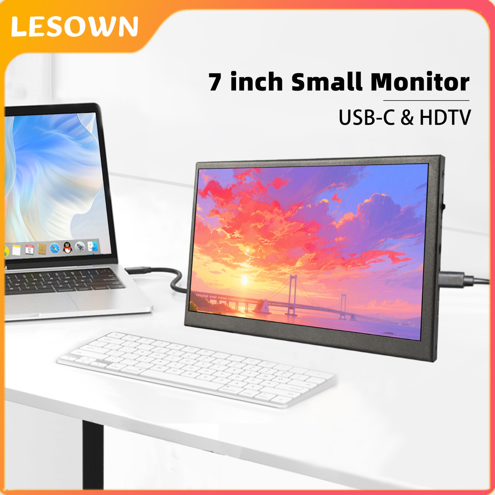 dual screen portable monitor sold on Temu Australia