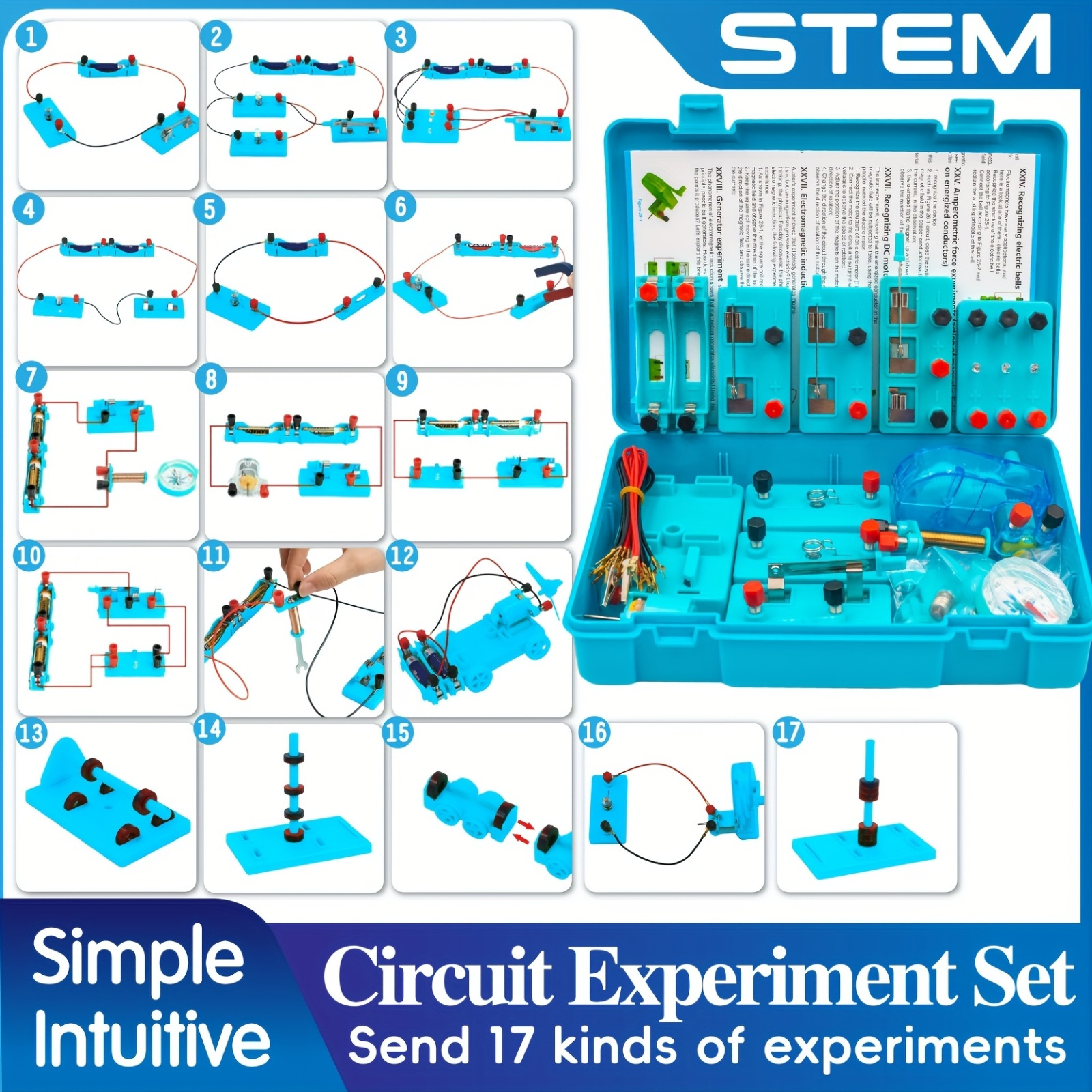 STEM Physics Experiment Kit for Basic Circuit Exploration