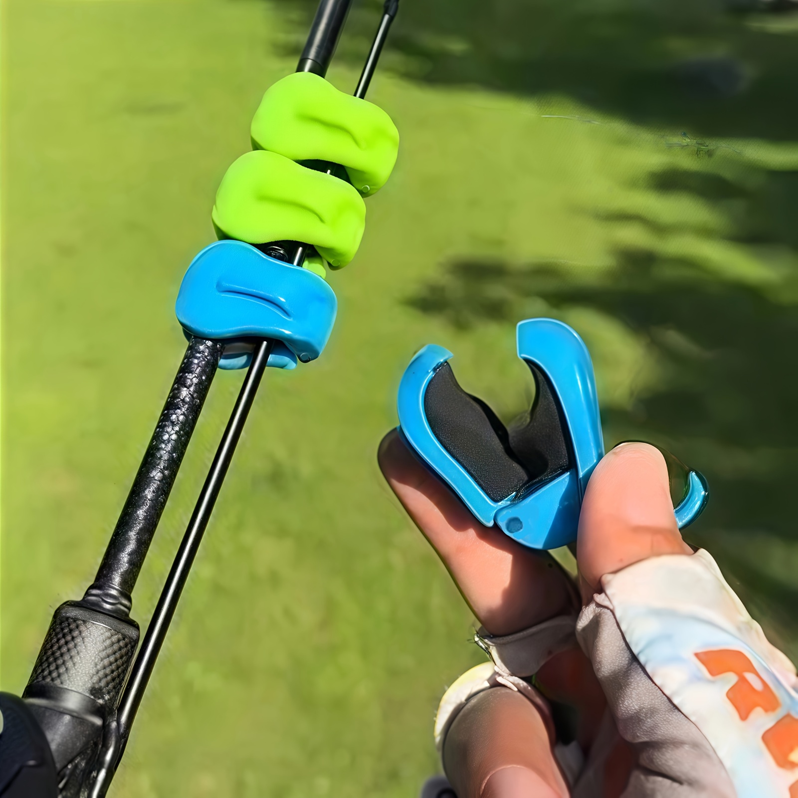 4pcs Fishing Rod Holder - Heavy-Duty Fishing Rod Storage with a Sturdy Grip, Portable for Beach, Lake, And Boat Fishing Rod Storage - Bright Orange, Green, Blue, Pink - an Ideal Fishing Accessory for Both Professionals And Beginners, Compact Design