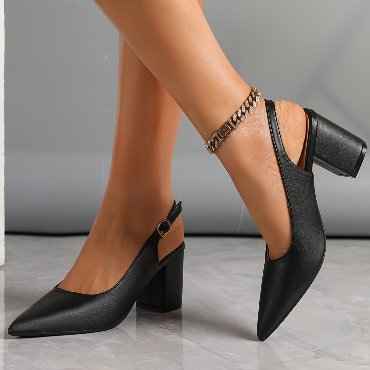 Scarpe Eleganti Scarpa Donna Con Cinturino Scarpe Eleganti E